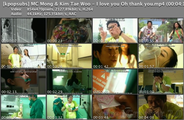 MC Mong   I Love U Oh Thank U (Feat  Kim Tae Woo)